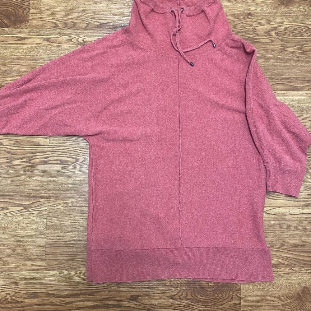 Jones New York Dusty Rose Cowl Neck Sweater